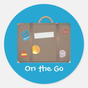 Gehäuseblattform Runder Aufkleber