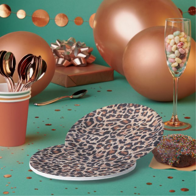 Gehe frei! Jungle Party Papier Teller! Pappteller (Multi)