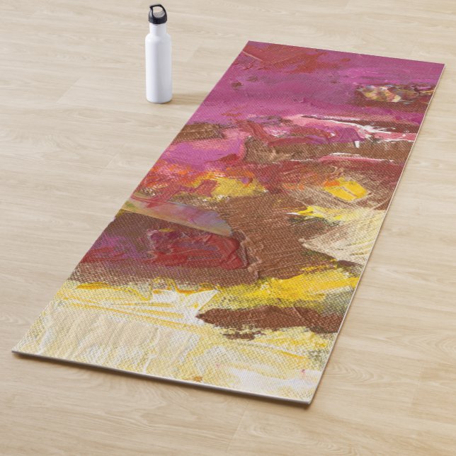 Gehe ich durch es yogamatte (Beispiel)