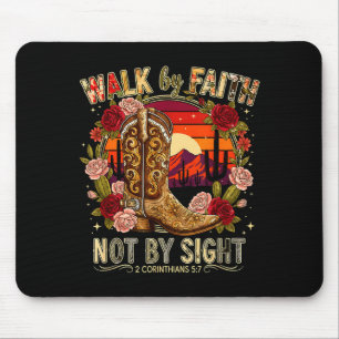 Gehe im Glauben, nicht im Anblick 2 Korinther 5_7 Mousepad