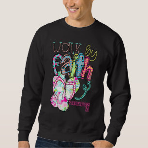Gehe im Glauben, nicht im Anblick, christlicher Bi Sweatshirt