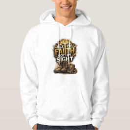 Gehe im Glauben, nicht im Schauen Hoodie