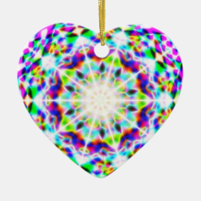 Gehe ins Licht Keramik Ornament (Vorne)