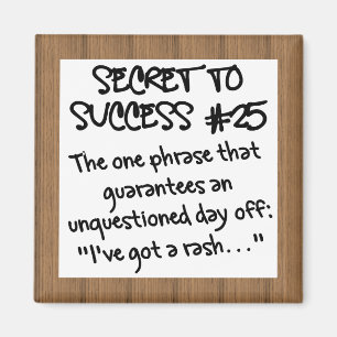 Gehe nicht zur Arbeit Magnet