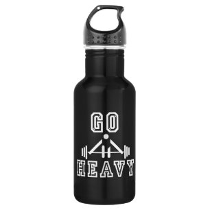 Gehe schwer trinkflasche