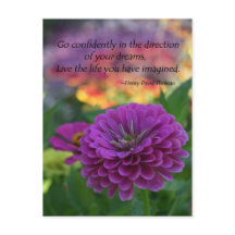 Gehe selbstbewusst in die Richtung deiner Träume