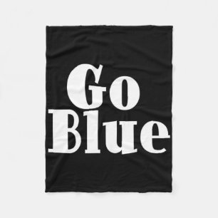 Gehe zu Blau Teamgeist-Ausrüstung Farbkrieg Royalb Fleecedecke
