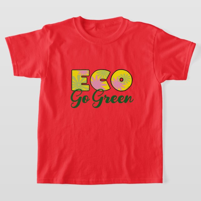 Gehe zu Retro-Öko-Design T-Shirt (Ablage )
