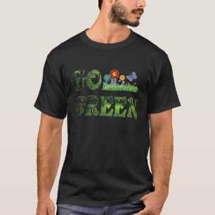 Gehe zum grünen Öko-freundlichen, vegetarischen re T-Shirt