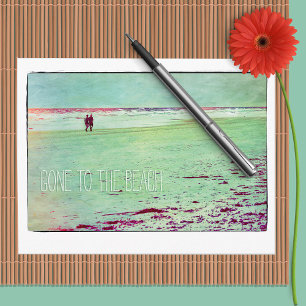 Gehe zum Strand! Änderung der Postkarten