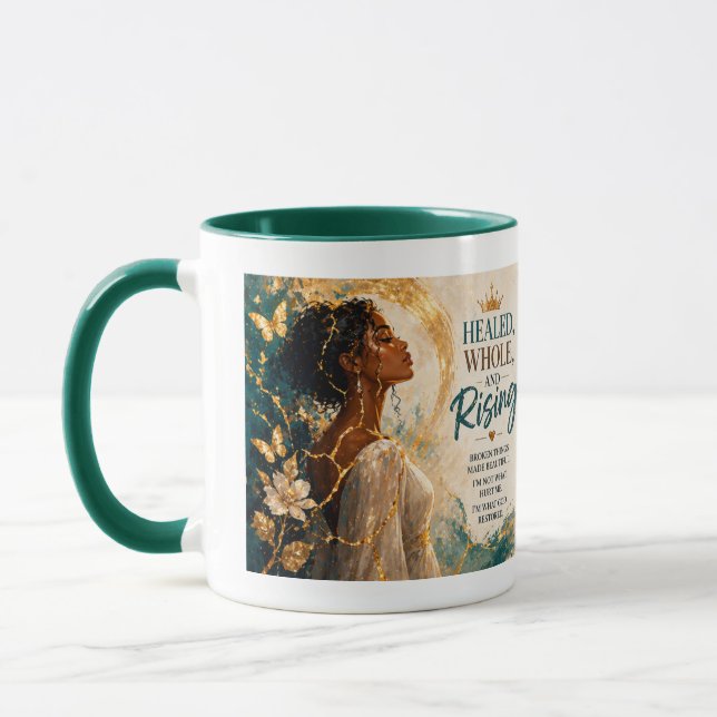 Geheilt, Ganz und Aufsteigend Tasse (Links)