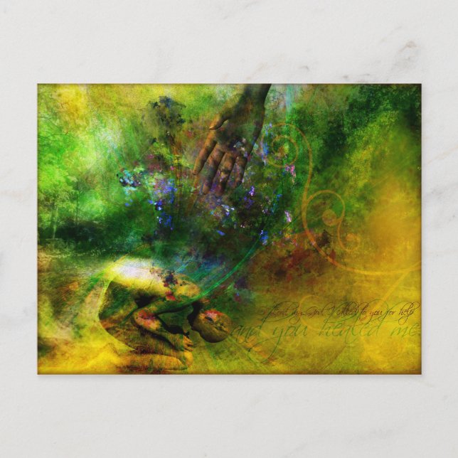 geheilt postkarte (Vorderseite)