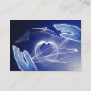 geheilt visitenkarte