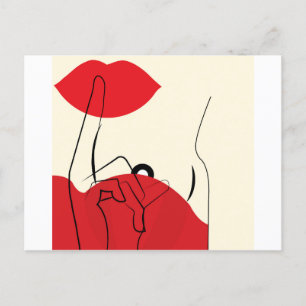 geheim feiertagspostkarte