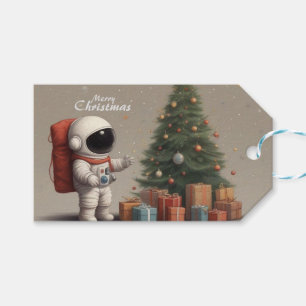 Geheimastronaut Weihnachtsgeschenke unter Weihnach Geschenkanhänger