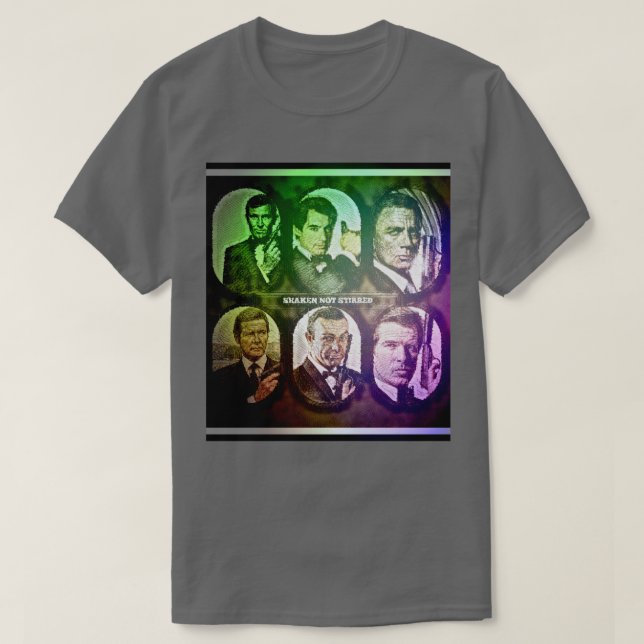 Geheimdienstsklave erschüttert Serienheilige T-Shirt (Design vorne)