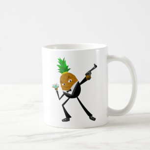 Geheime Agent-Ananas Tasse