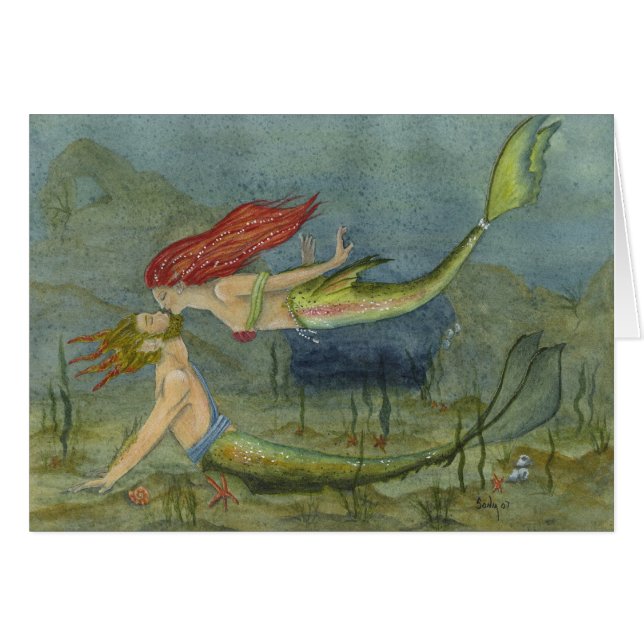 Geheime Kuss-Karte (Vorderseite (Horizontal))