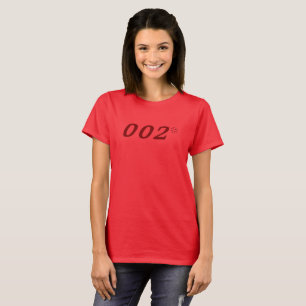 Geheimer Agent 002 null null zwei Pickleball T-Shirt