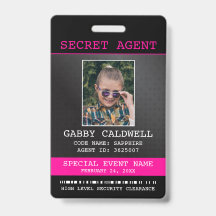 Geheimer Agent Spion Ausweis