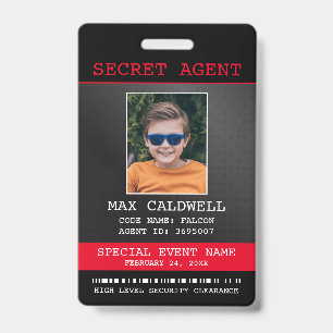 Geheimer Agent Spion Ausweis