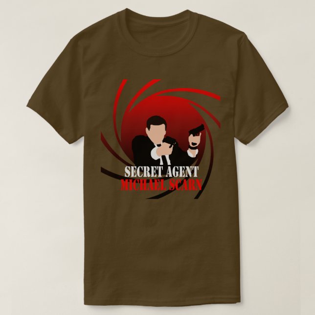 Geheimer AgentScarn T-Shirt (Design vorne)