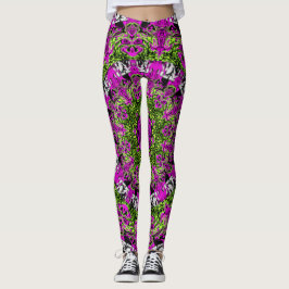 Geheimer Garten (buntes abstraktes Muster) Leggings