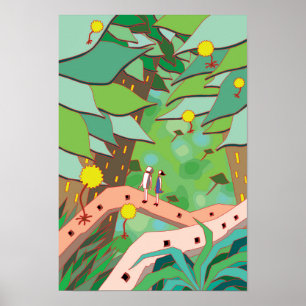 Geheimer Garten nur für uns beide. Poster