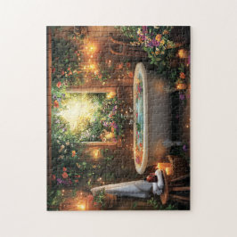 Geheimer Garten Spa Bad Florale Natur Oase Puzzle