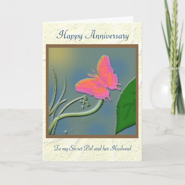 Geheimer Kumpeljahrestag Karte (Vorderseite)