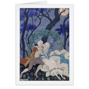 Geheimer Kuss, Illustration für "Partys Galantes"