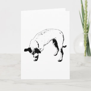 Geheimer Lächelnder Terrier Karte