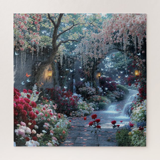 Geheimer Rosengarten-Puzzle Puzzle (Vertikal)