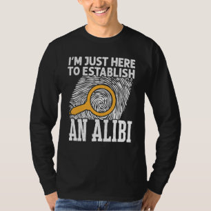 Geheimer Spion Privatdetektiv Tatortermittler Im T-Shirt