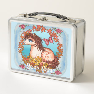 Geheimes Einhorn Metall Brotdose