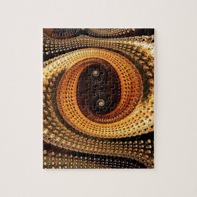 GEHEIMES FRAKTAL DESIGN PUZZLE (Vertikal)