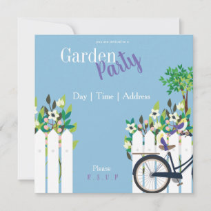 Geheimgarten  Gartenbau - Party Einladungen