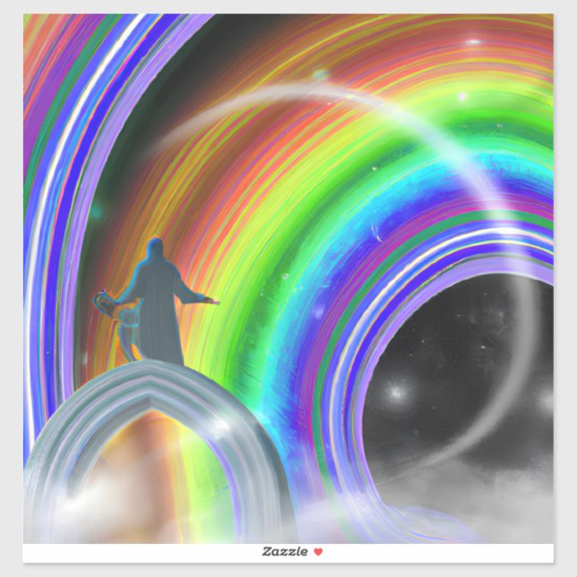 Geheimnis beim überdimensionalen Stargate Aufkleber (Blatt)