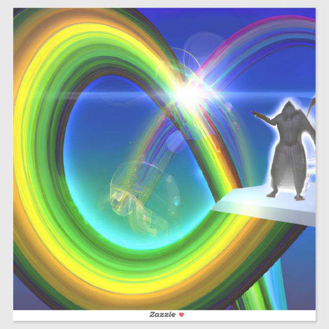 Geheimnis beim überdimensionalen Stargate Aufkleber (Blatt)