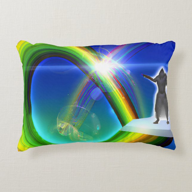 Geheimnis beim überdimensionalen Stargate Dekokissen (Vorderseite)