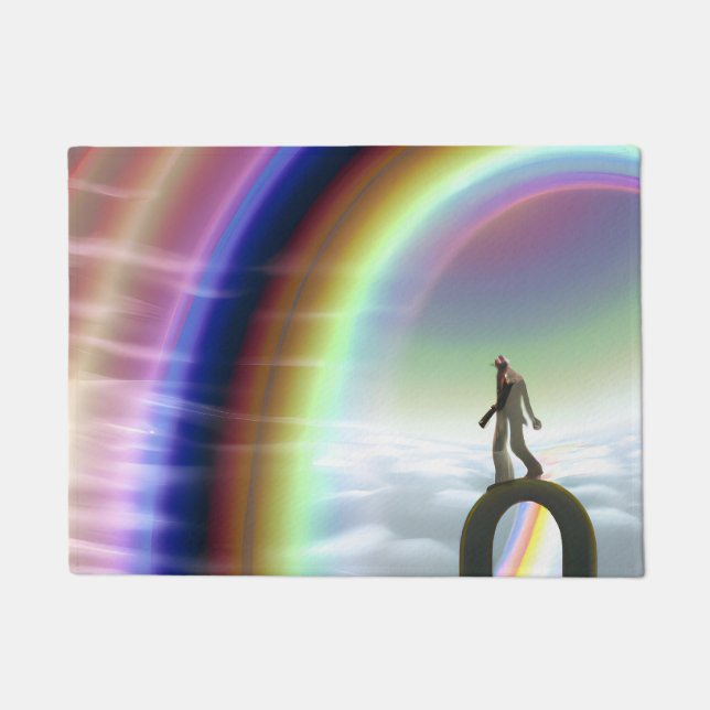 Geheimnis beim überdimensionalen Stargate Fußmatte (Vorderseite)