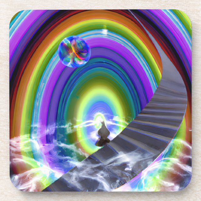 Geheimnis beim überdimensionalen Stargate Getränkeuntersetzer (Vorderseite)