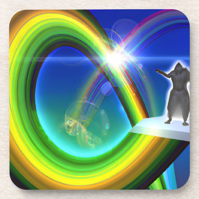 Geheimnis beim überdimensionalen Stargate Getränkeuntersetzer (Vorderseite)