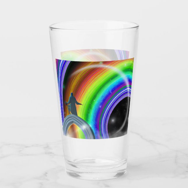 Geheimnis beim überdimensionalen Stargate Glas (Vorderseite)