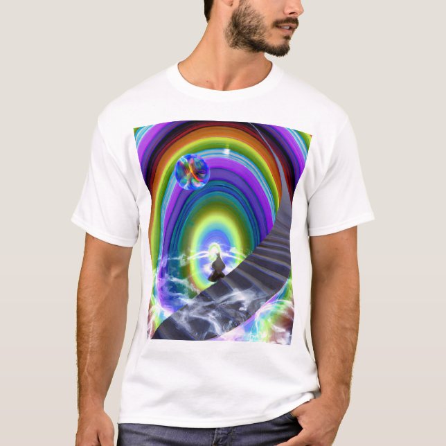 Geheimnis beim überdimensionalen Stargate T-Shirt (Vorderseite)