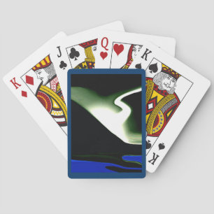 Geheimnis beleuchtet Spielkarten Königs