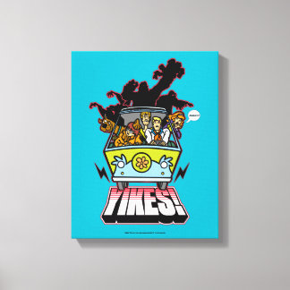 Geheimnis-Maschine "Yikes!" Grafik Leinwanddruck