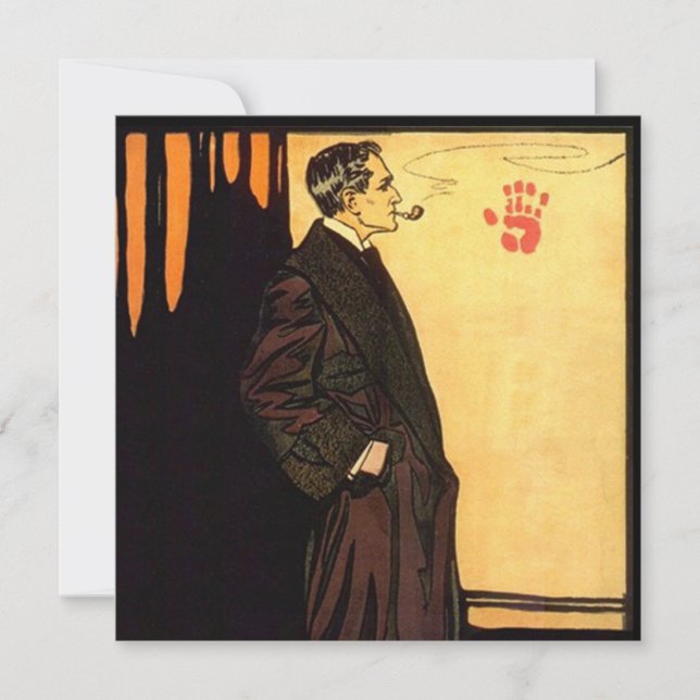 GEHEIMNIS-PARTY LADEN ~SUPER SLEUTH EIN EINLADUNG (Vorderseite)