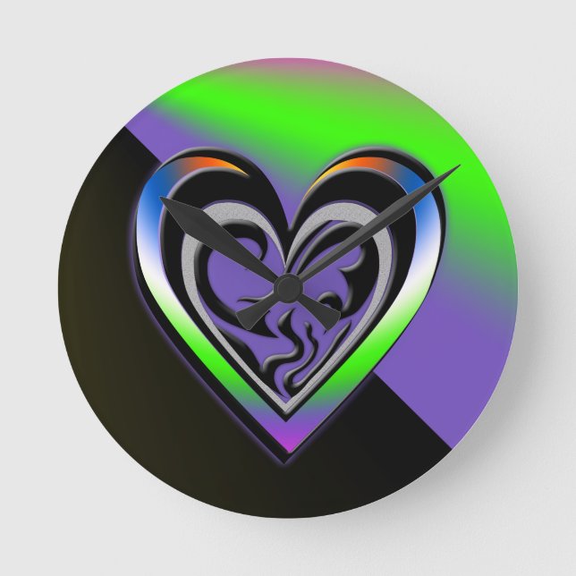 Geheimnis Runde Wanduhr (Vorderseite)