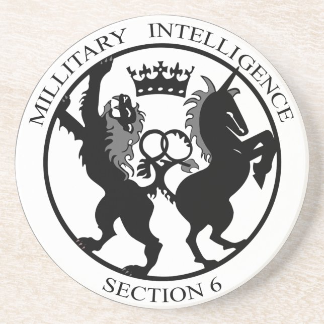 Geheimnis-Service-Untersetzer des Logo-MI6 Untersetzer (Vorne)